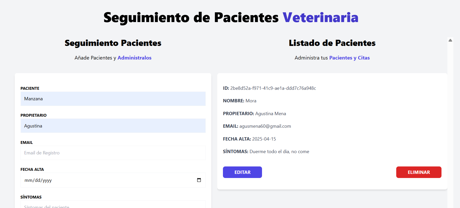 Seguimiento de Turnos