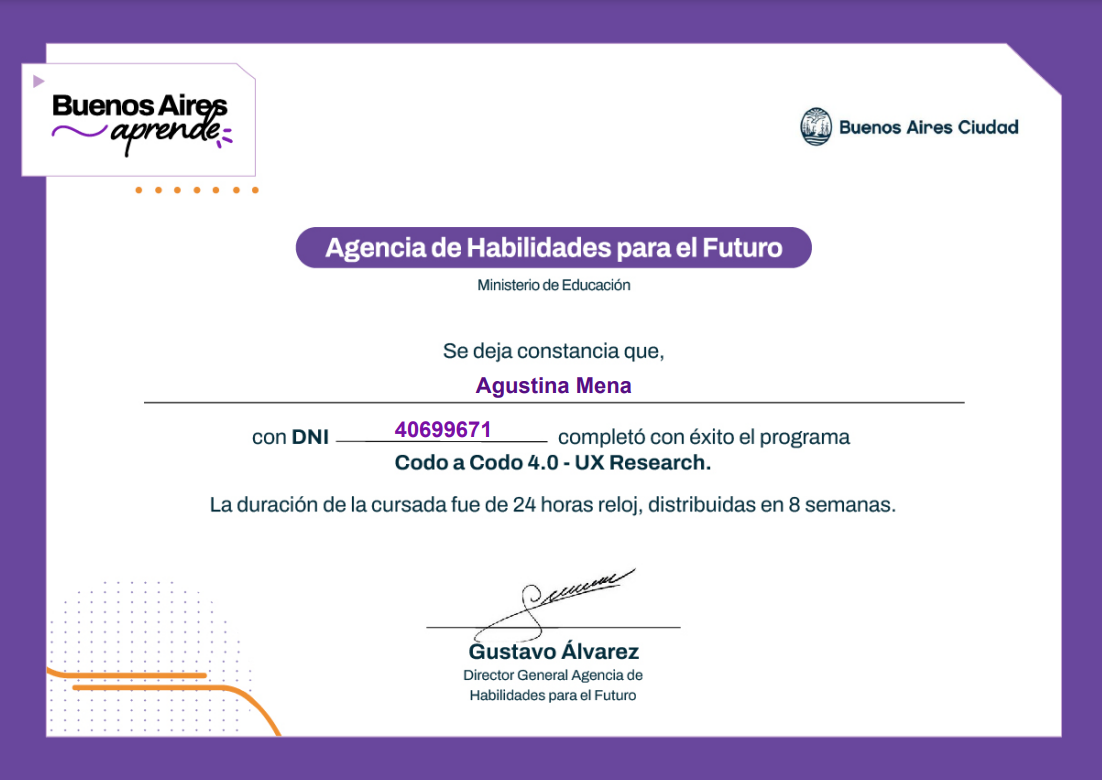 Certificado UX Research